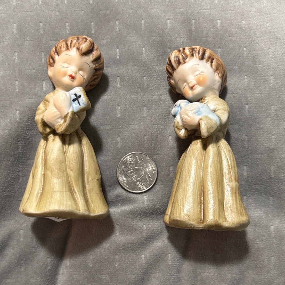 Vintage Monk Children/Angel Figurines - Picture 1 of 2